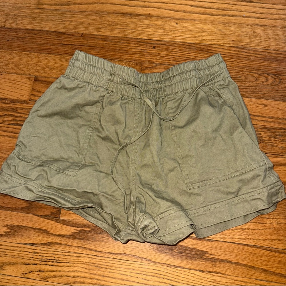 Olive Green Women's Shorts